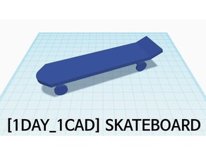 1day 1cad skateboard toys games 1day1cad 3d print model - Mito3D