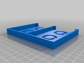 cartão de descobrir organizador 2 grandes 3mm v2 brinquedo jogo os acessórios personalizado 3d print model - Mito3D