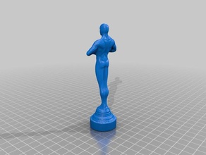 mon personnalisés oscar sculptures 3d print model - Mito3D