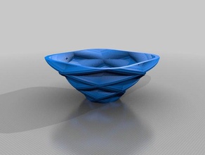 lasses bowl math art customized 3d print model - Mito3D