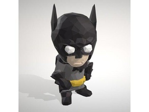 batman lowpolypop i giocattoli giochi bobblehead figurina objoy 3d print model - Mito3D