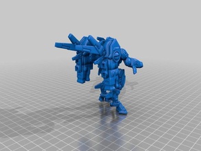 cold starfish people command suit toy game accessories tau 3d print model - Mito3D