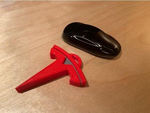 tesla Schlüsselanhänger-logo Schlüsselanhänger 3d-Schlüsselanhänger - Zubehör Kunst Auto Elektro elonmu elonmusk Liebe Leidenschaft leidenschaftlich model 3 motors 3d print model - Mito3D