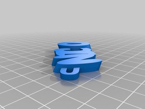 portachiavi nico Schlüsselanhänger angepasst 3d print model - Mito3D