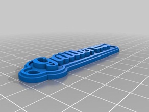 guillermo keychains customized 3d print model - Mito3D
