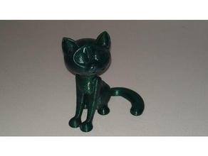 kittys-litle-secret sculptures cat cute vessel 3d print model - Mito3D