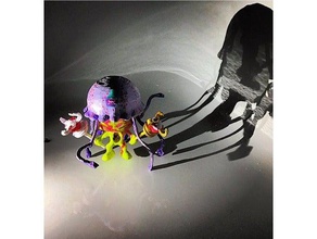 funko poplevitating jellysfish guerrero 3d la impresión Impreso en de las medusas cuadro fresco editable levitar levitación levitator medusa una sola pieza supportless juguete 3d print model - Mito3D