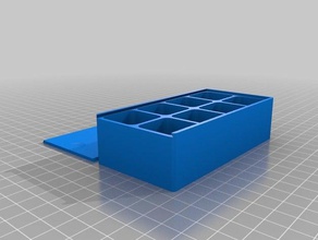 mi personalizados paramétrico de la etiqueta caja bordes redondeados contenedores 3d print model - Mito3D