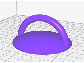 pote de barro tampa 3d impressão crock-pot crockpot alça 3d print model - Mito3D