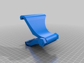 phone clamp mobile 3dp iphone stand samsung spring 3d print model - Mito3D