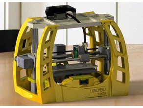 lonchera de la impresora 3d las impresoras Impresora el plátano compacto e3d-titan fdm impresión caja almuerzo ultimaker ultimaker2 2 3d print model - Mito3D