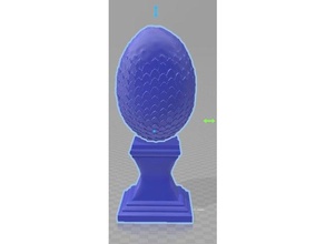 ovo de dragão pedestal 3d impressão 3d print model - Mito3D