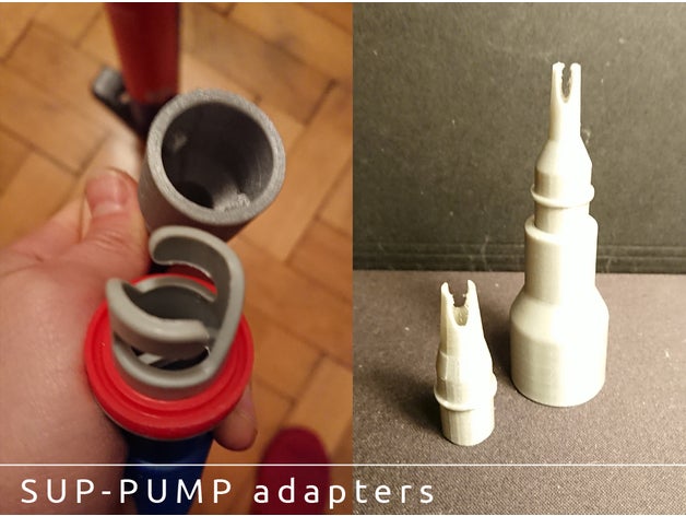 sup-Pumpe-Adapter sport im freien Luft-Pumpe Bajonett bravo Pumpe stand-up-paddleboard 3D print model - Mito3D