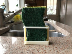 sponge holder kitchen dining sink 3d print model - Mito3D