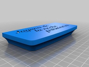 tapa cajon 3d la stampante accessori 3d print model - Mito3D