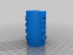 meine angepasste paint roller 2d Kunst 3d print model - Mito3D