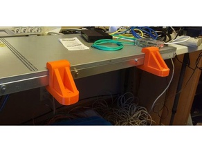 Birim rafa monte sunucu tarafı bağlayın aracı sahipleri kutuları bağlama çevrimiçi rafı 3d print model - Mito3D