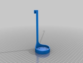 round shampoo holder bathroom 3d print model - Mito3D