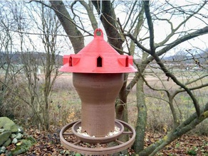 mangeoire pour oiseaux de la maison plein air jardin nichoir les 3d print model - Mito3D