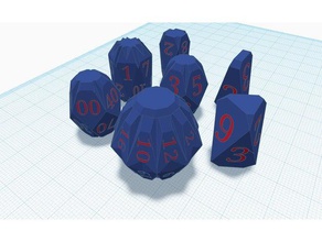 numbers fractal dice 3d print model - Mito3D
