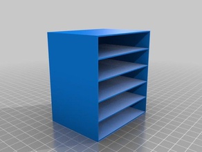 mon personnalisés tiroir de la boîte les conteneurs 3d print model - Mito3D