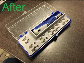 pittsburg 16-in-1 electronic repair kit tray harbor freight tool holders boxes 4mm hex precision 3d print model - Mito3D