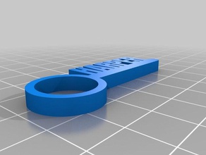 harper' Schlüsselanhänger angepasst 3d print model - Mito3D