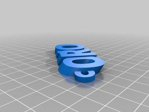 meu personalizados iamburnystext nome de chaveiro, pingente organização 3d print model - Mito3D