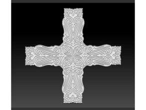 Dekorative Kreuz christian das Christentum christliche der Gottesdienst Kruzifix home decor 3d print model - Mito3D