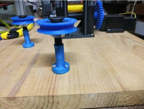 polea filamento 3d la stampante estrusori 3d print model - Mito3D