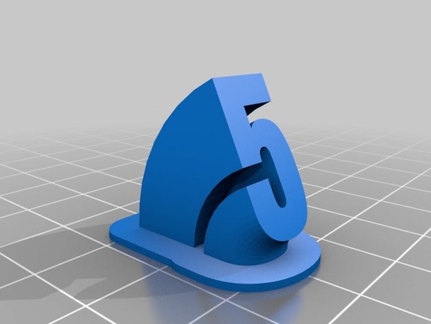 mon personnalisés balayage 2-nom de la ligne plaque bureau 3D print model - Mito3D