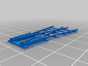 dinorwig quarry bar rail point models model railway 3d print model - Mito3D