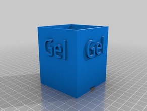 de gel échographique paquet titulaire outil les titulaires boîtes 3d print model - Mito3D