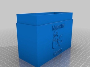monster caixa 2 jogos personalizado 3d print model - Mito3D