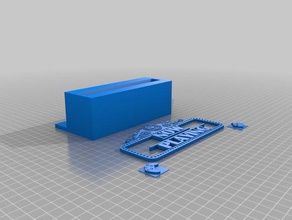 ora la riproduzione di un perimetro 3d stampa bluray titolare rack stand dvd supporto per film il gioco video 3d print model - Mito3D