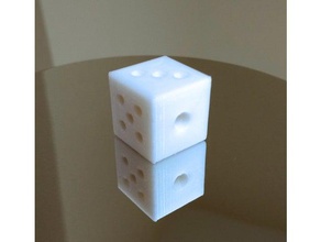 fairer dice d6 gaming 3d print model - Mito3D