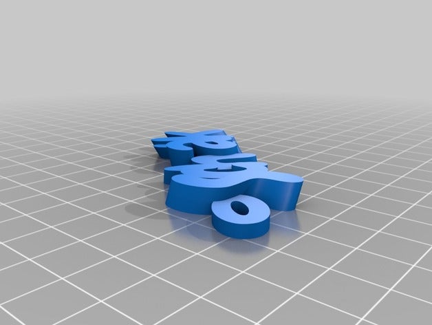 schalk i portachiavi personalizzato 3D print model - Mito3D