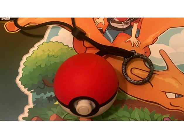 pokeball plus tpu di sostituzione dell'anello video giochi pokemon andare lascia 3D print model - Mito3D