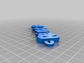 reinette keychains customized 3d print model - Mito3D