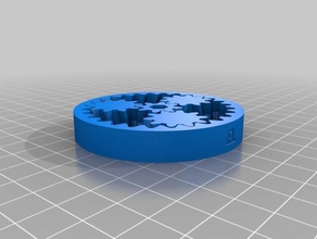 gear bearing tol 025 3 planets 10 teeth 8 sun pressure angle 30 parts customized 3d print model - Mito3D