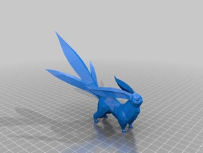 carbuncle final fantasy xiv models egi pet summoner 3d print model - Mito3D