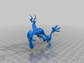 ifrit egi final fantasty xiv models fantasy pet summoner 3d print model - Mito3D