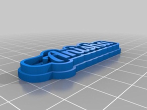 anisha v2r keychain keychains customized 3d print model - Mito3D