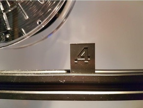 nozzle size tag 2020 extrusion 3d printer accessories 3d print model - Mito3D