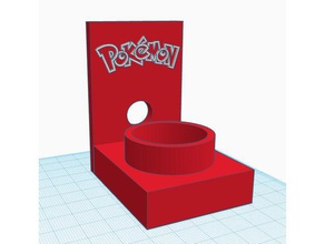 einzigen pokeball plus dockingstation diy anime docking-station manga nintendo wechseln pokemon gehen lets go stand 3d print model - Mito3D