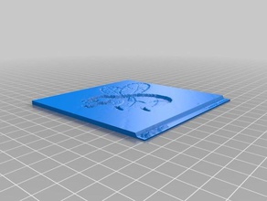 lithophane mosca 2d a arte personalizado 3d print model - Mito3D