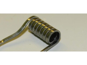 la bobina del generador de corriente usb vaping diy bobinas eleaf joytech minikin paranormal sub-coils vape vapers vapor wismec 3d print model - Mito3D