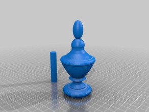 bed post topper replacement parts 3d print model - Mito3D