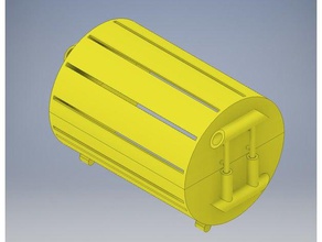 100mm quartz-wafer-Boot Teile Ofen Silizium-wafer 3d print model - Mito3D