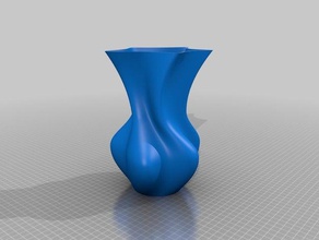 casuale vaso i contenitori di fiori twisted vasi 3d print model - Mito3D